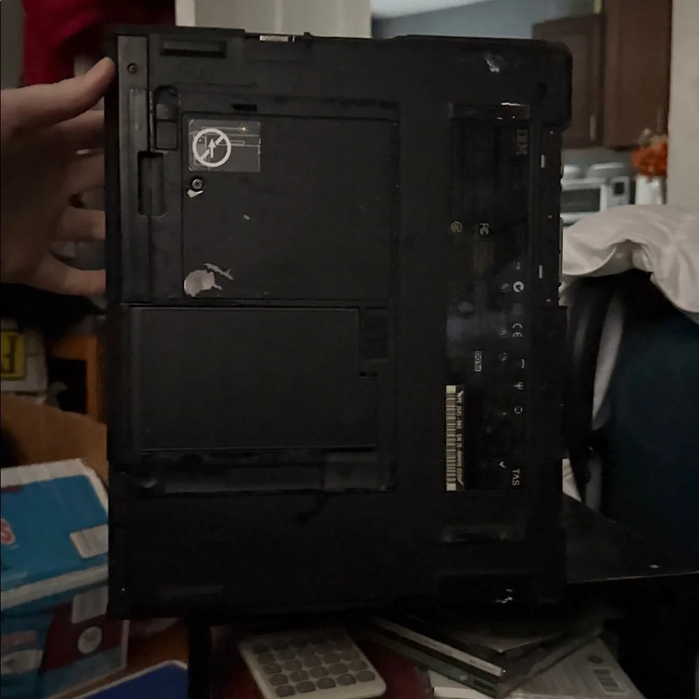Old vintage IBM Laptop